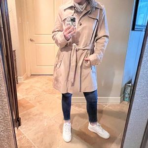 DKNY Khaki Trench Coat